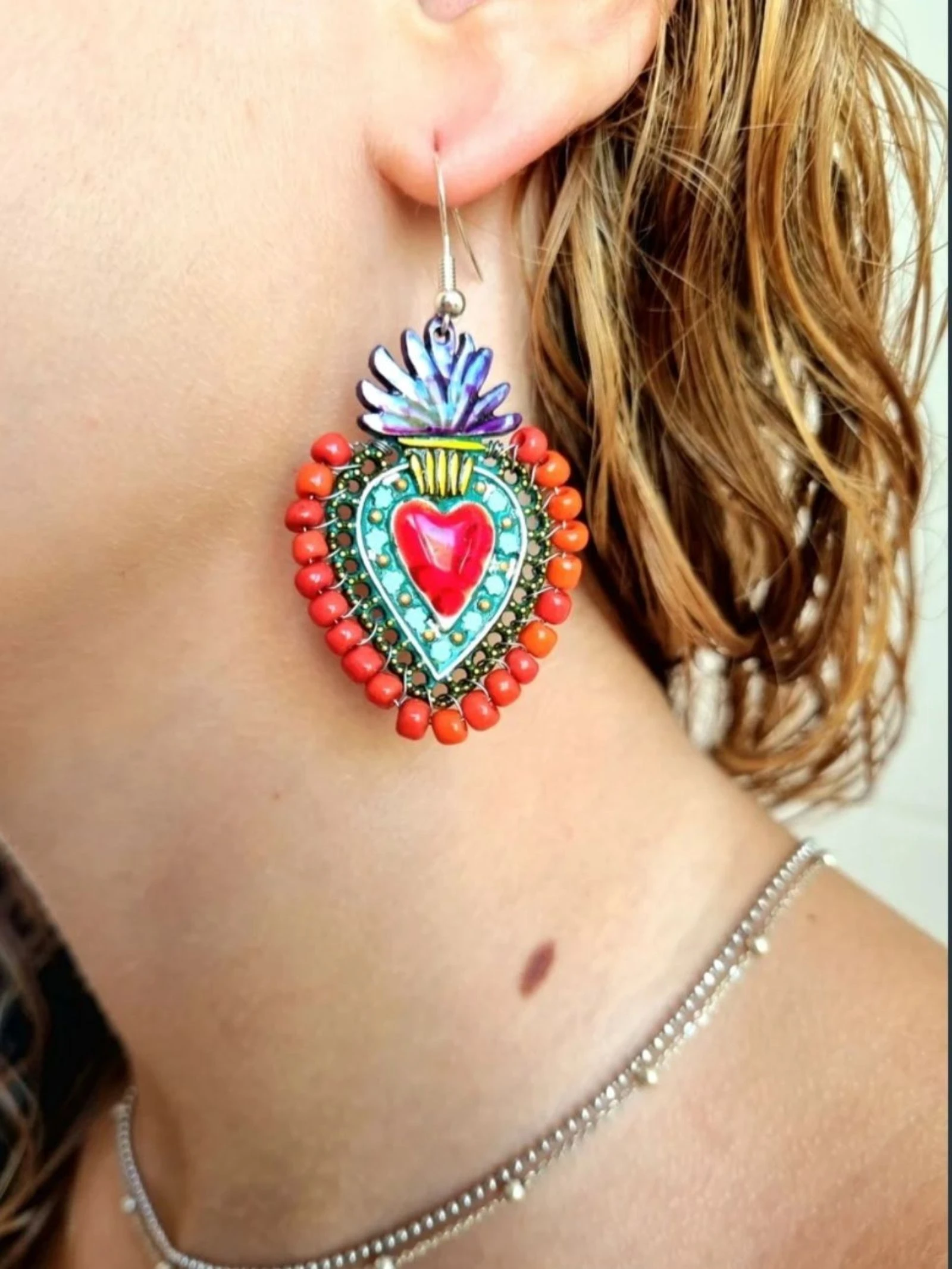 Cuora sacro earrings – photo 7